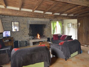 House | Living room - Peaceful Countryside Home (Isigny-le-Buat)