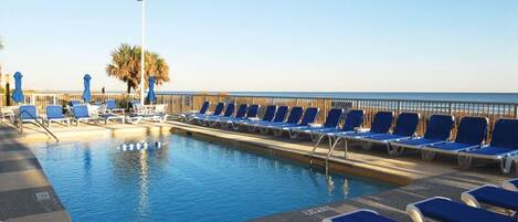 Indoor pool, outdoor pool