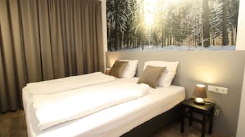 Departamento | 3 habitaciones, muebles diferentes y ropa de cama