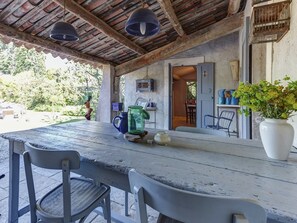 Cottage | Balcony - Cottage in Oppede With Pool and Garden (Oppede)
