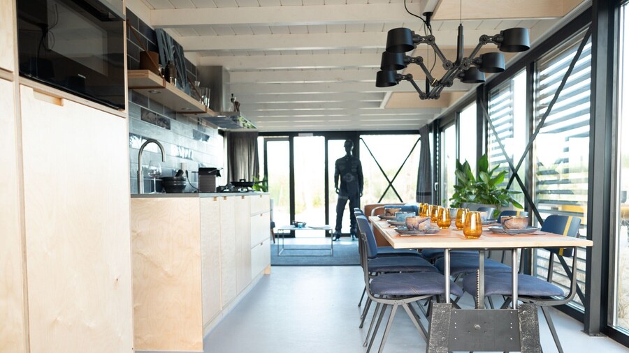 Modern, Trendy Theme Denim Lodge, Near the sea