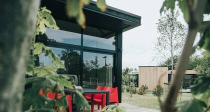 Modern Chalet With Terrace, Located in a Holiday Park 800 m. From the Beach