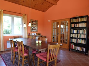 Dining - Beautiful Villa on a Hill, Wide Views of the Environment (Berlou)