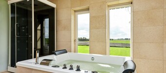 Stately Villa in Wierum with Fantastic Views & Hot Tub