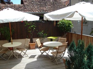 Outdoor dining - Apartment in Riquewihr With Terrace (Riquewihr)
