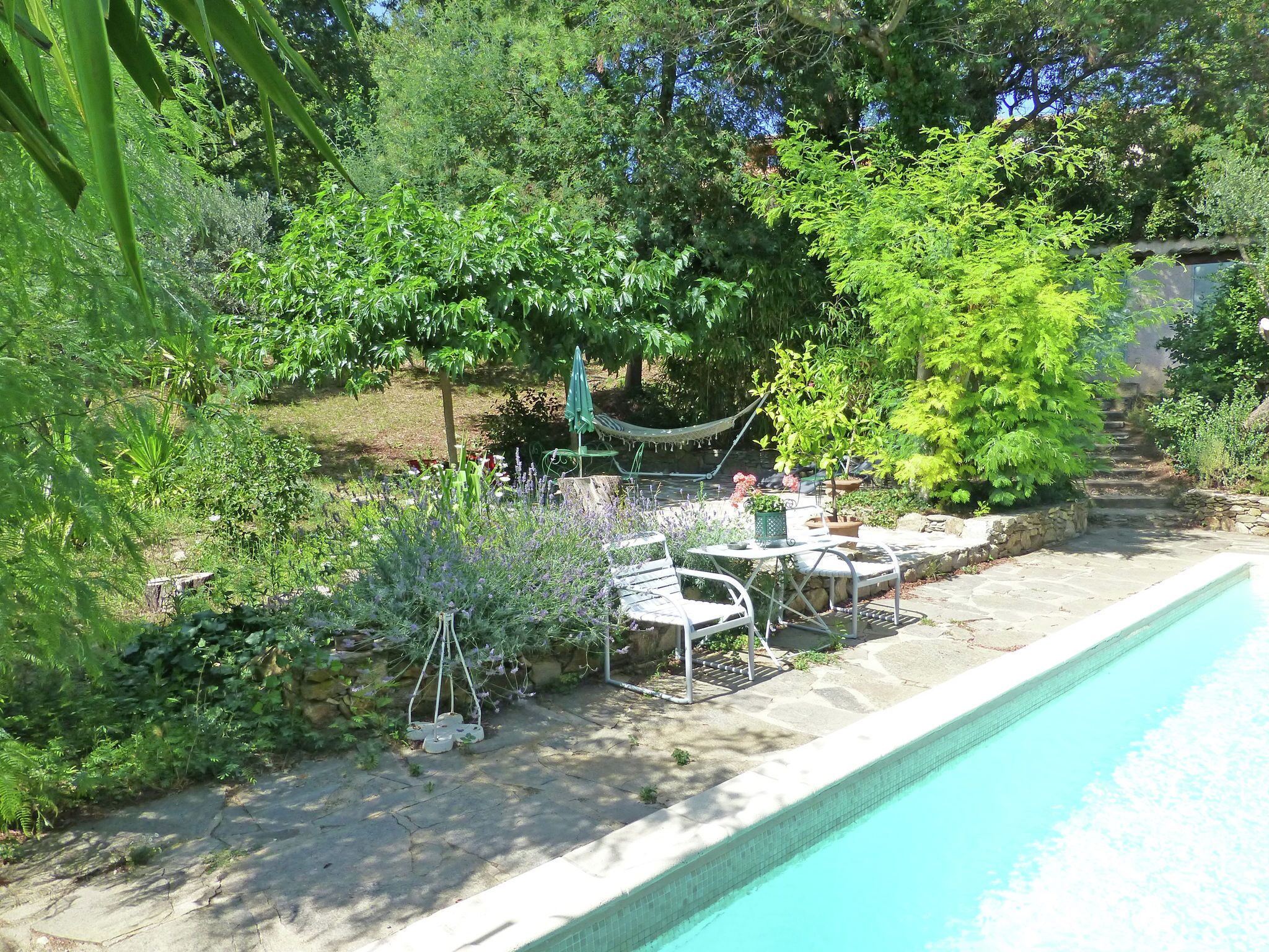 Villa | Balcony - Country-side Holiday Home in Grimaud With Swimming Pool (Grimaud)