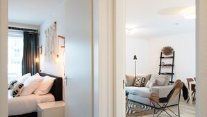 2 bedrooms, bed sheets