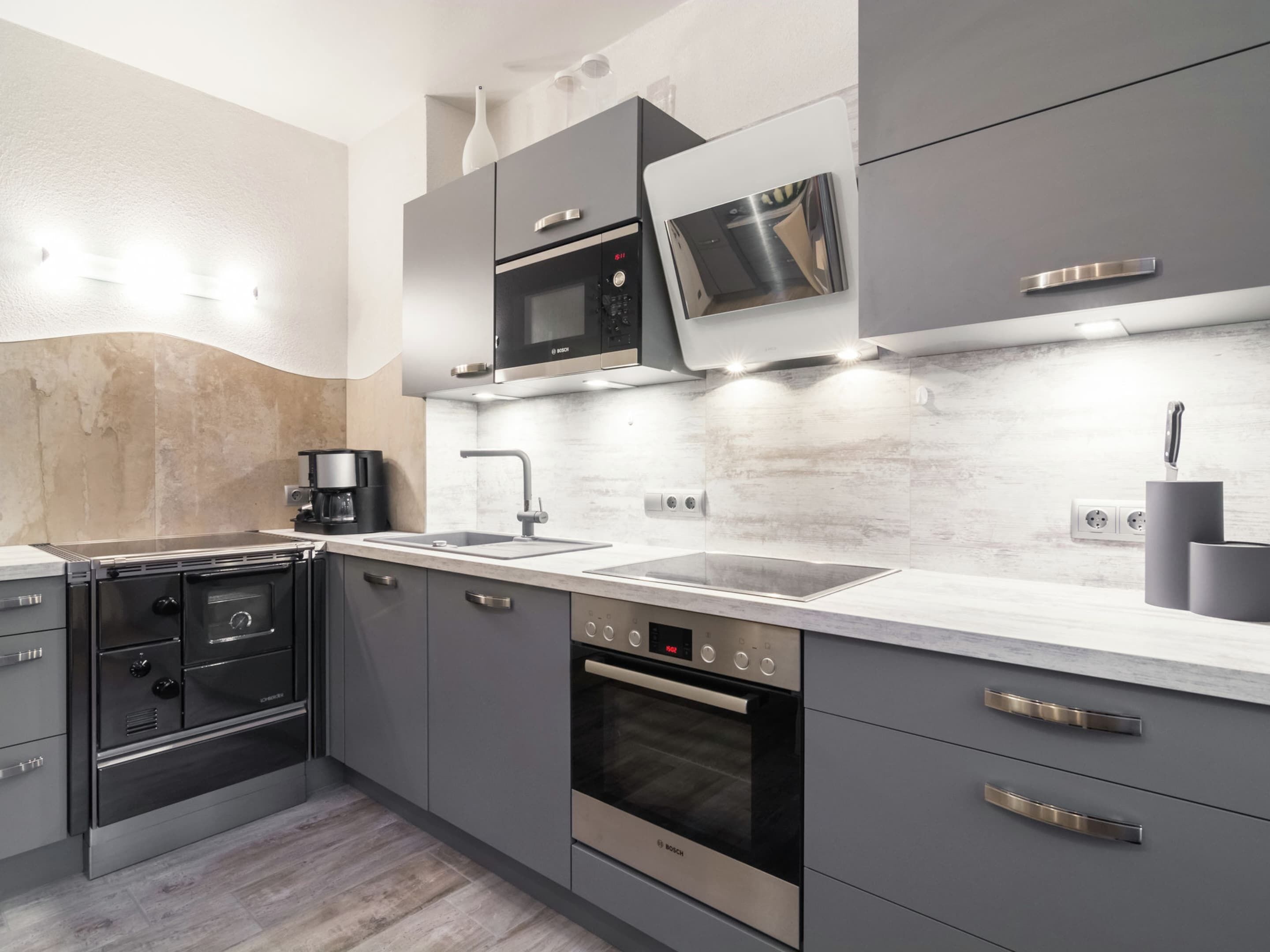 House | Private kitchen | Stovetop, highchair