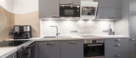 House | Private kitchen | Stovetop, highchair