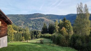 Alpehytte | Utsikt fra overnattingsstedet