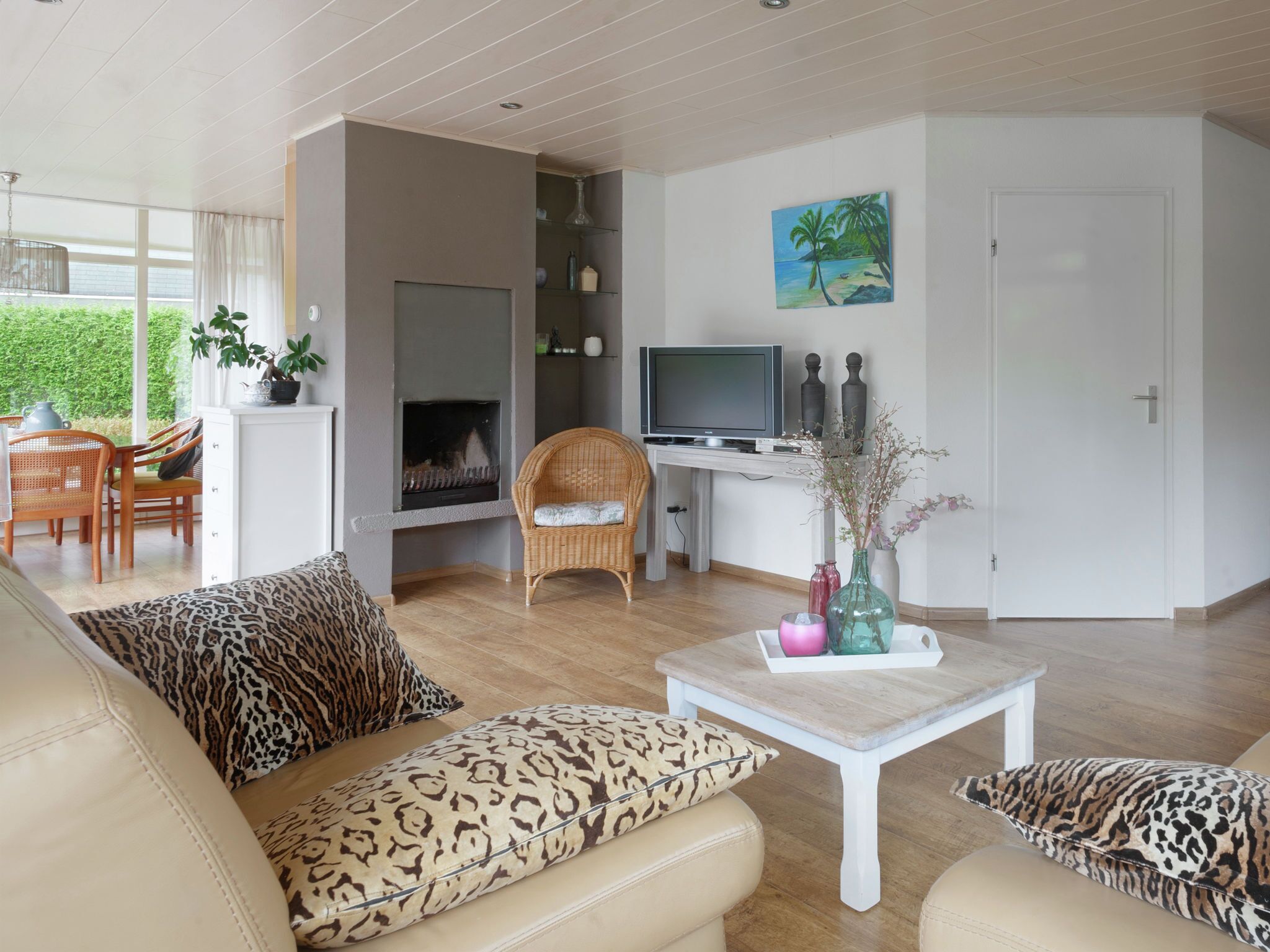 House | Living room | Fireplace, DVD player
