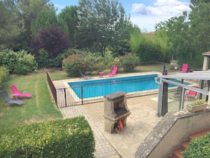 Outdoor pool - Detached Holiday Home With Private Pool in Languedoc-roussillon (Saint-Chaptes)