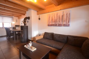 تلفزيون، مدفأة، ستيريو