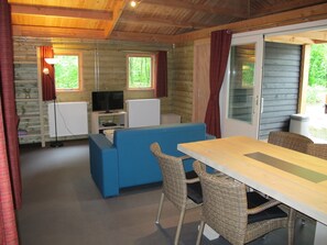 Bungalow | Living room - Modern Cabin-style Bungalow (Dwingeloo)