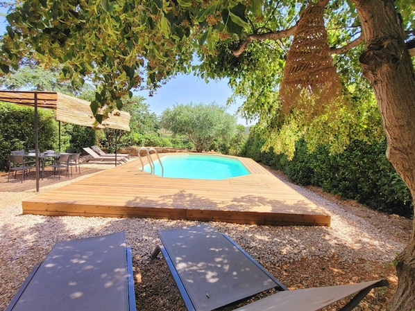 House | Pool | Indoor pool, outdoor pool - Village House in La Caunette With Pool (La Caunette)