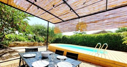 Village House in La Caunette With Pool