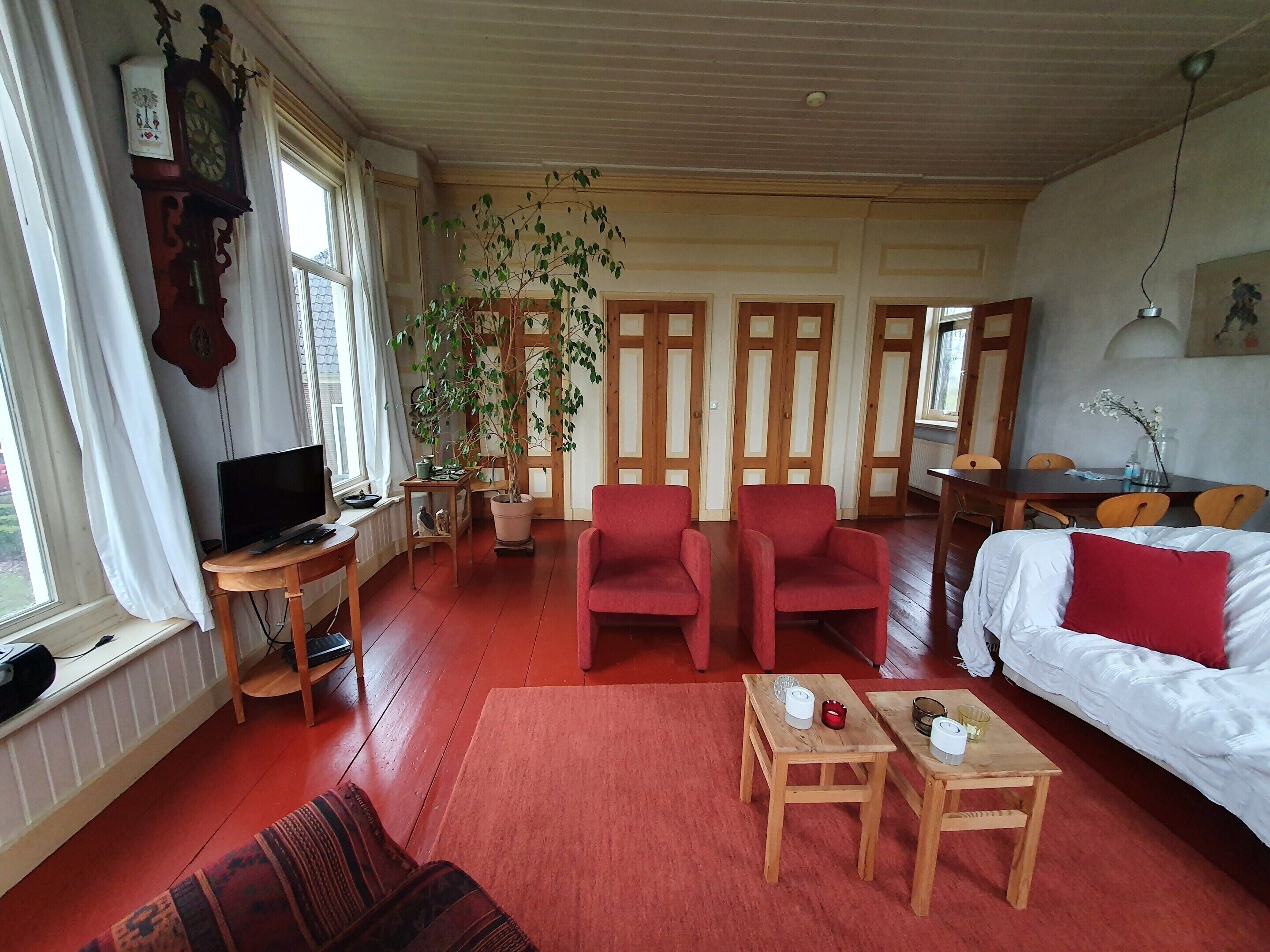 Ferienhaus | Wohnzimmer | Kamin