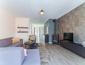 Living room - Apartment Near South Beach With Sauna (Koudekerke)