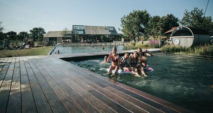 Modern Chalet With Terrace, Located in a Holiday Park 800 m. From the Beach