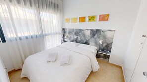2 habitaciones, wifi gratis, ropa de cama y acceso para silla de ruedas