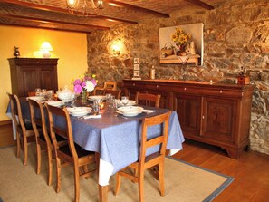 Cottage | Dining - Historic Hideaway in Exbomont (Stoumont)