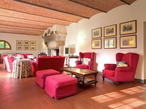 Living room - A Beautiful Tuscan Farmhouse and a Large Swimming Pool and Relaxing (Terricciola)