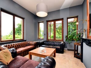 House | Living area - A Beautiful Art Nouveau House With an Enormous Garden (Flobecq)