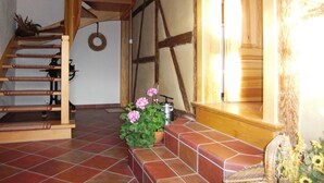 Fireplace, DVD player - Modern Holiday Home in Laucha Thuringia With Private Terrace (Hörsel)
