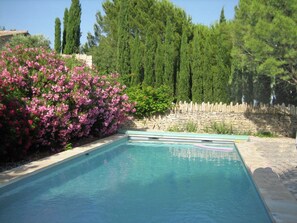 Outdoor pool - Modern Mansion in Gordes With Swimming Pool (Gordes)