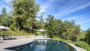 Pool - Scenic Farmhouse in Poppi With Swimming Pool (Poppi)
