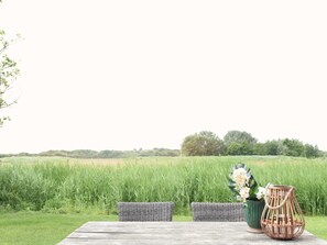 Outdoor dining - Rustic Apartment in Callantsoog With Terrace (Callantsoog)