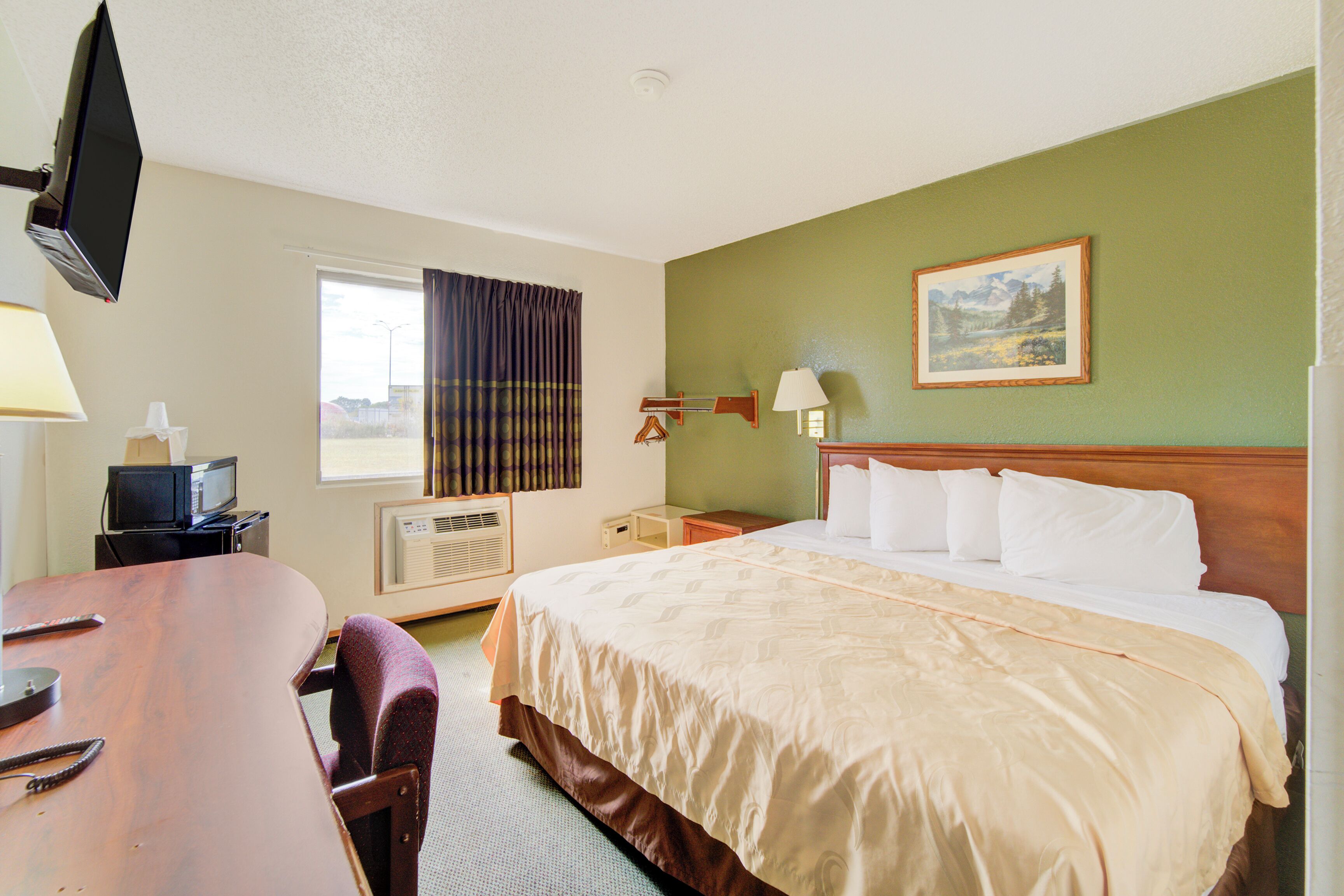 Room, 1 Queen Bed, Non Smoking | In-room safe, desk, iron/ironing board, WiFi (free)