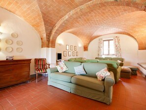 House | Living area - Belvilla by OYO Lavish Farmhouse With Fireplace (Terricciola)