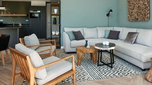 Villa | Living room - Beautiful Designed Sauna Villa, in National Park De Hondsrug (Exloo)