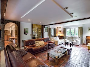 Living room - Cozy Holiday Home in Sint-idesbald With Sauna (Koksijde)