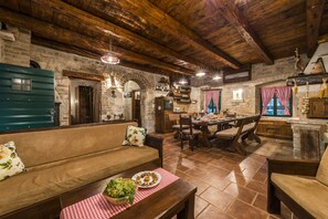 Villa, 4 Bedrooms, Smoking, Private Pool | Living room - Villa Sisman (Zemunik Donji)