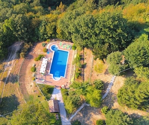 Cottage | Pool | Outdoor pool - Cottage in Marche With Pool and Forest Views (Apecchio)