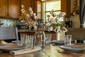 Dining -  Beautiful Mtn. Views Just 5 Min to G'burg, Covered Hot Tub under Lighted Gazebo (Gatlinburg)