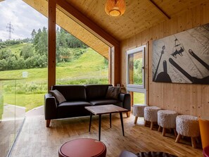 Chalet | Living area | TV - Modern Chalet in Sankt Georgen ob Murau With Sauna (Sankt Georgen am Kreischberg)