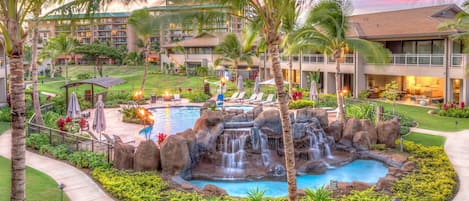 Außenpool, beheizter Pool