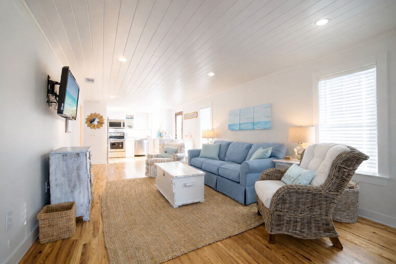 Télévision, table de tennis de table