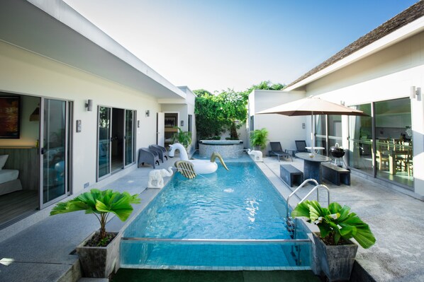 4-Bedroom Villa with Private Pool | View from room
