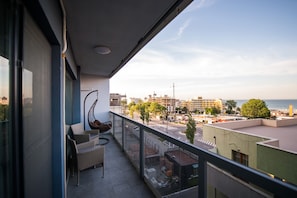 Basic-Apartment | Blick vom Balkon
