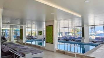 Indoor pool, seasonal outdoor pool