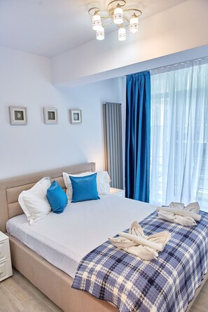 Apartamento exclusivo | 1 quarto, individualmente mobiliados, cortinas blackout