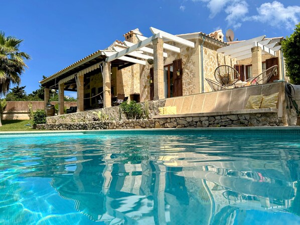 Outdoor pool - Villa Casa del Sol -only 250 meters from the sea - a place of well-being under the sun (Cielo de Bonaire)