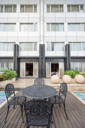 Outdoor dining - Onehome H.s. Art Hotel Wenzhou (Wenzhou)