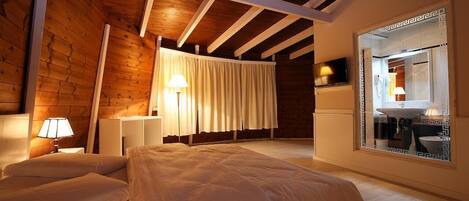 Svit Deluxe - 1 kingsize-säng - rökare | Allergitestade sängkläder och memory foam-madrasser