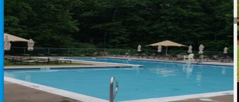Indoor pool, outdoor pool