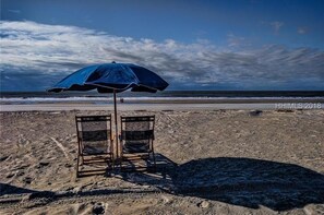On the beach